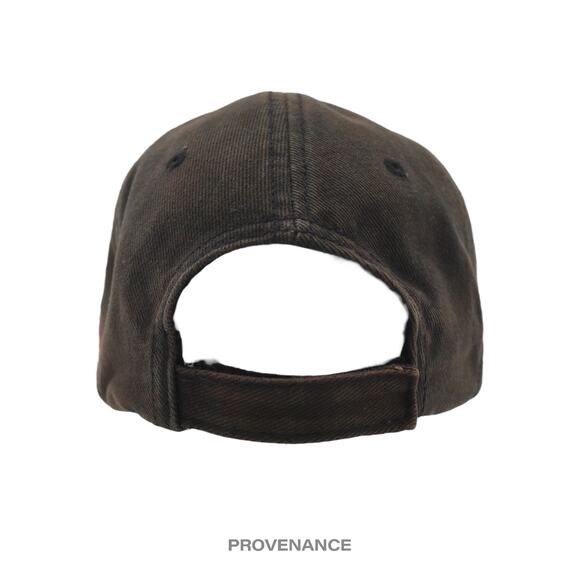 🔴 Balenciaga BB Europe Embroidered Cap - Washed Black - Picture 6 of 9